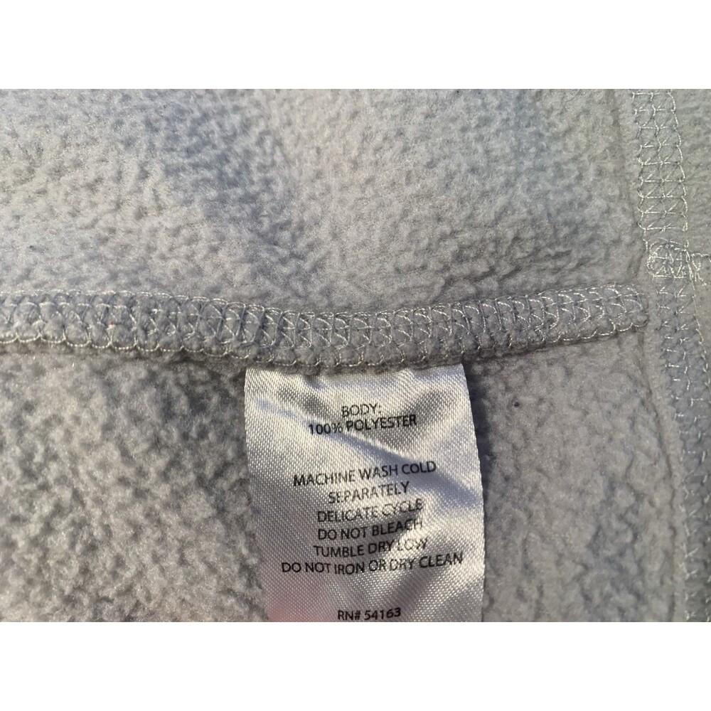 Calvin Klein Performance Womens Embroidered Zip Fleece Jacket Ivory Sz Large - Picture 10 of 11